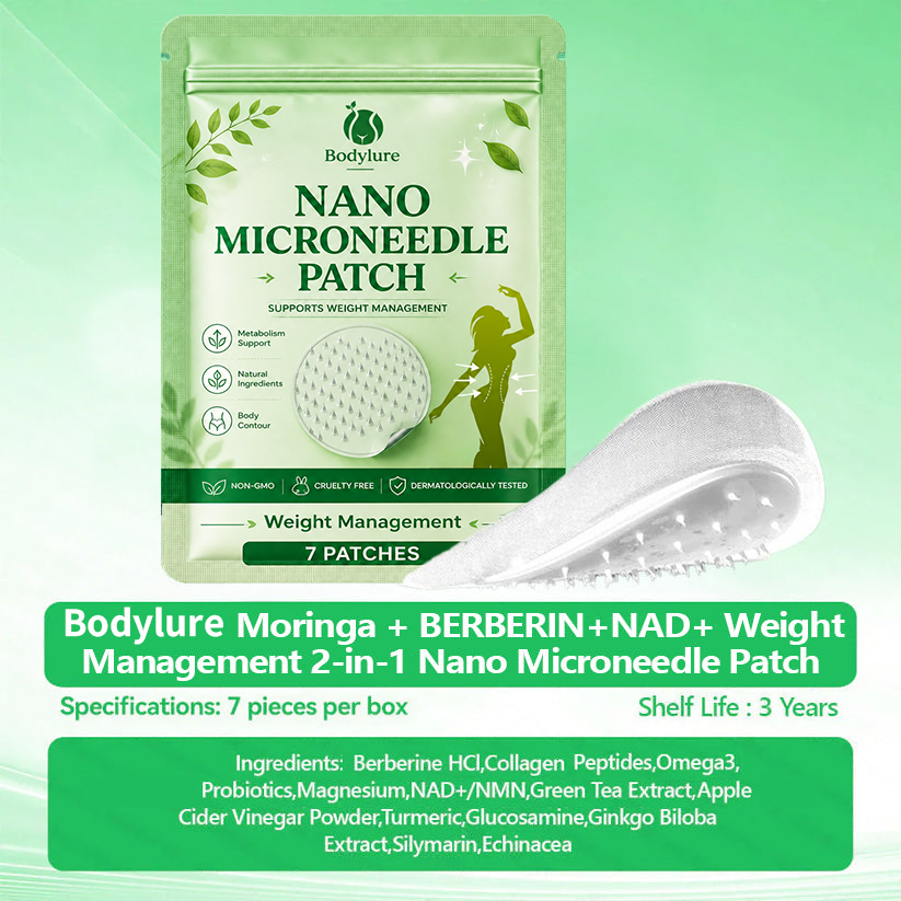 Bodylure®-Moringa·Berberine 10-in-1 Advanced Nano Microneedle Patch